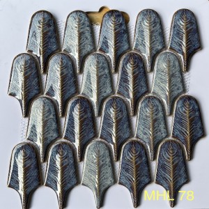 Gạch mosaic lông vũ